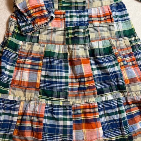 Kelly’s Kid Plaid Dress (Monogram E), Sz 3/4 - Picture 2 of 4